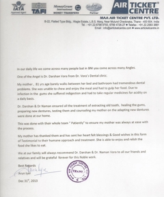 APPRICIATION FROM AIR TCT CENTER