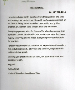 APPRICIATION FROM SANDAL WOOD LINES